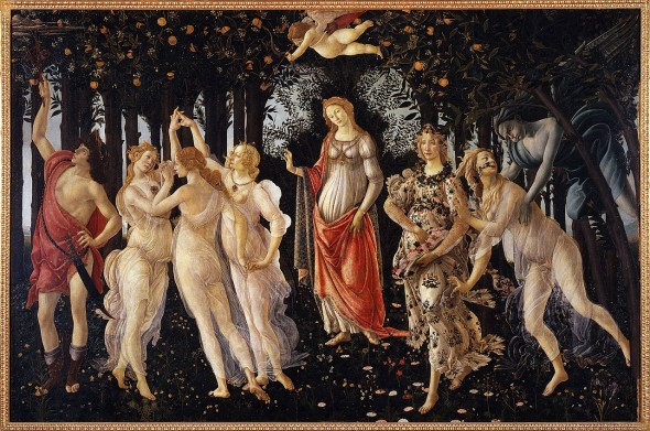 Sandro Botticelli, La Primavera, c. 1482, tempera on wood